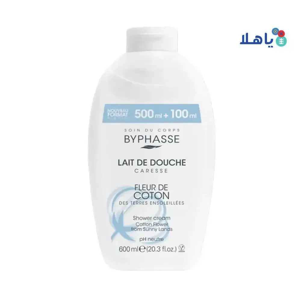 BYPHASSE - Byphasse Shower Cream 600ml - Cotton Flower 5704 - Pharmazone - 