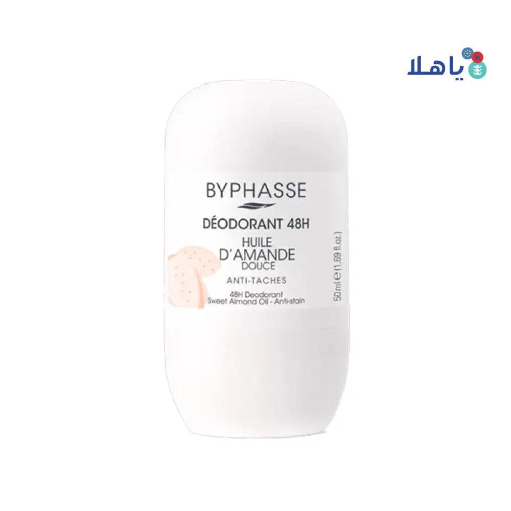 Byphasse Sweet Almond Oil Roll-On 48h 50ml - 5131