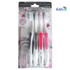 BYPHASSE TOOTH BRUSHES MEDIUM PINK 4PIC 2475