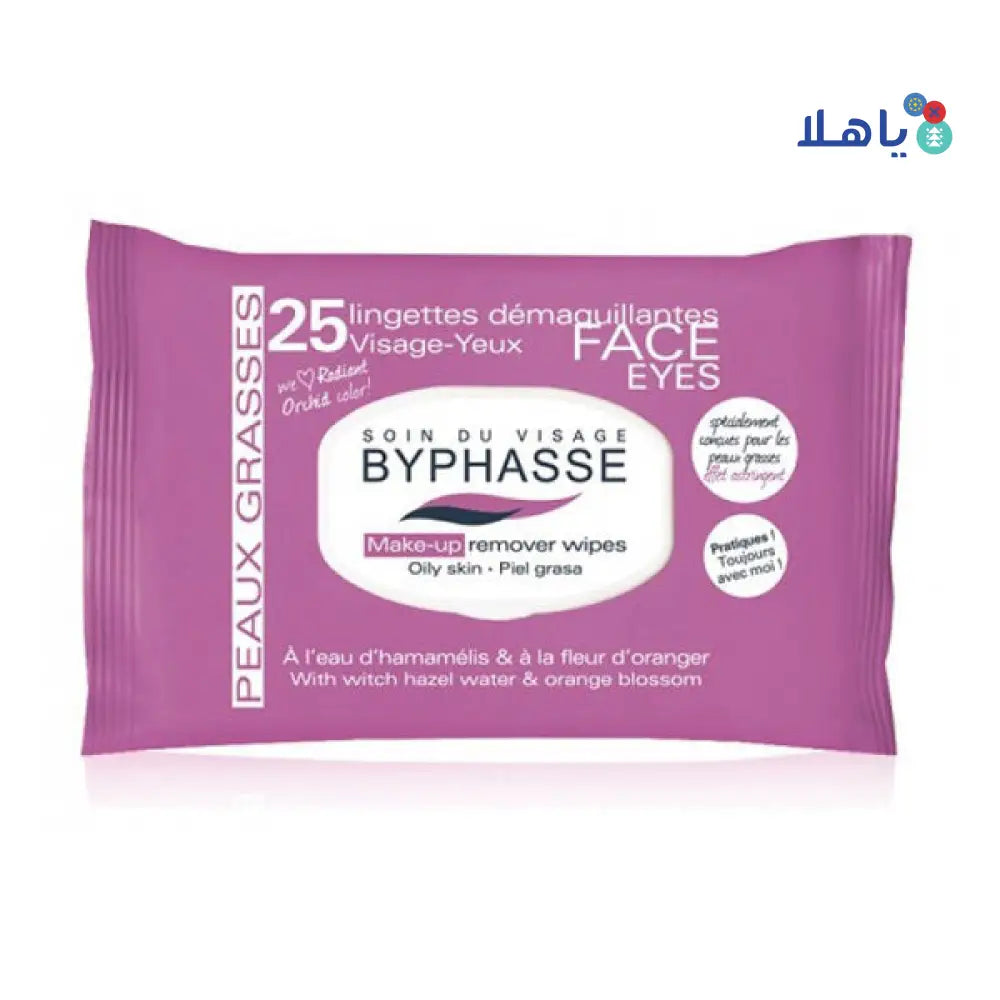 BYPHASSE WIPES OILY SKIN 25P 2017