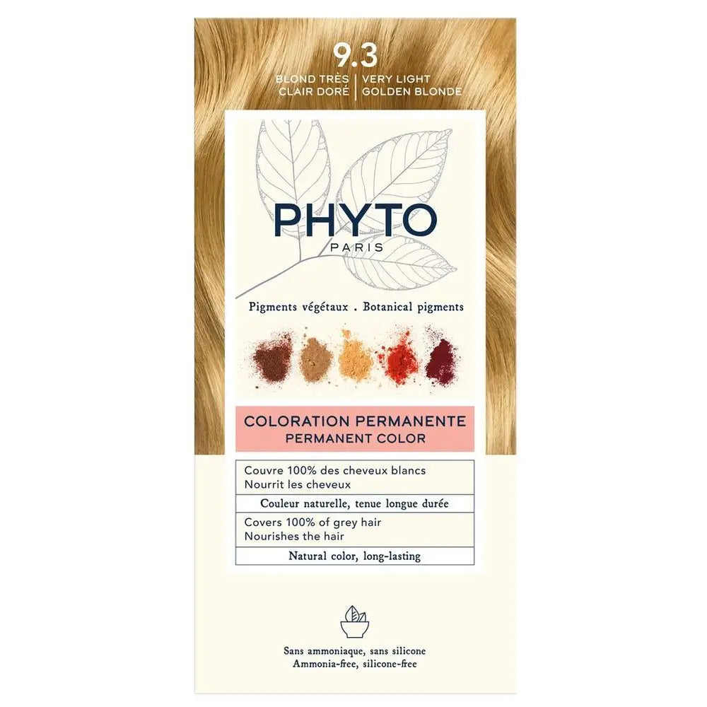 Phyto Permanent Hair Color NO.9.3 - Very Light Golden Blonde