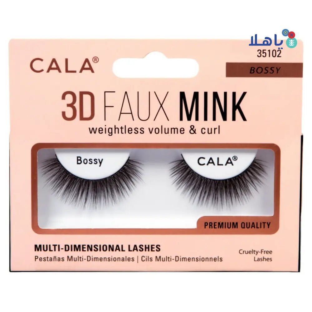 Cala - Cala Eye Lashes 3D Faux Mink Bossy - 35102 - Pharmazone - 