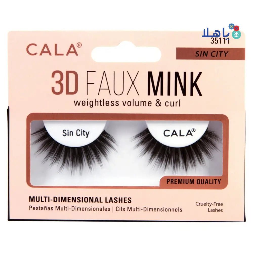 Cala - Cala Eye Lashes 3D Faux Mink Sin City - 35111 - Pharmazone - 