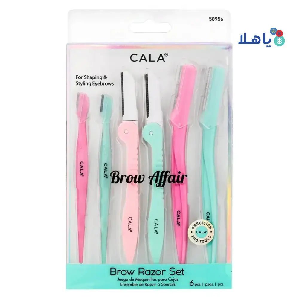 CALA - Cala Face Brow Razor 6Pcs Set 50956 - Pharmazone - 