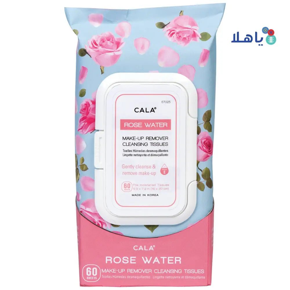 CALA - Cala Makeup Rose Water Make Up Remover Tissues 67025 - Pharmazone - 