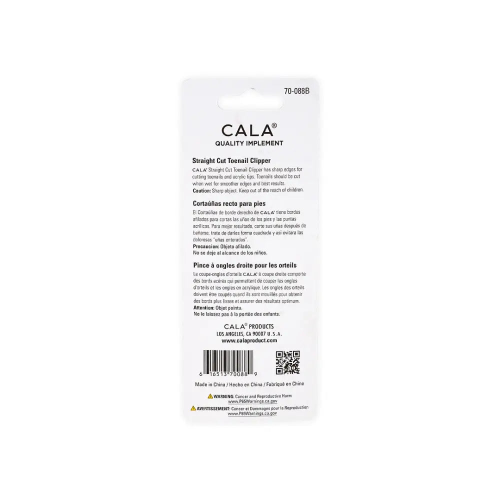 Cala - Cala Nail Clipper With File - 70 - 002B - Pharmazone - 