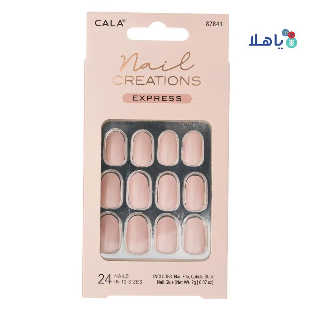 Cala - Cala Nail Creations Express Baby Pink 24 Nails - 87841 - Pharmazone - 