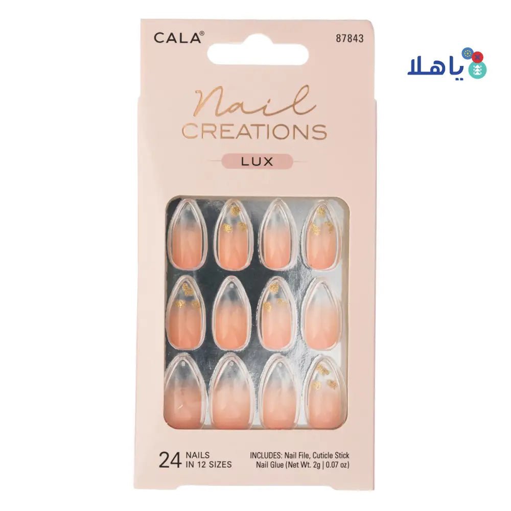 Cala - Cala Nail Creations Lux Clear Tip 24 Nails - 87843 - Pharmazone - 