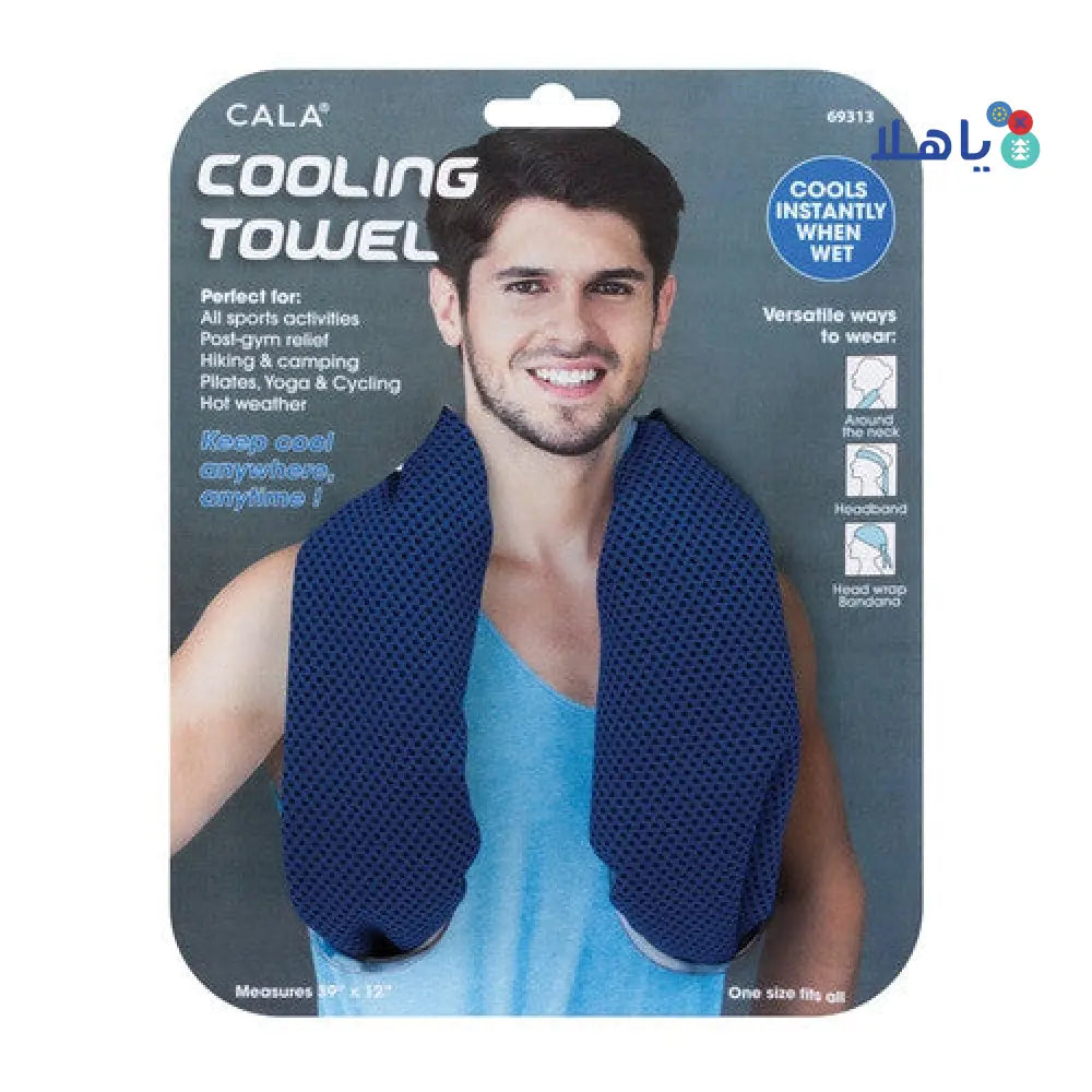 CALA FACE  COOLING TOWEL BLUE 69313