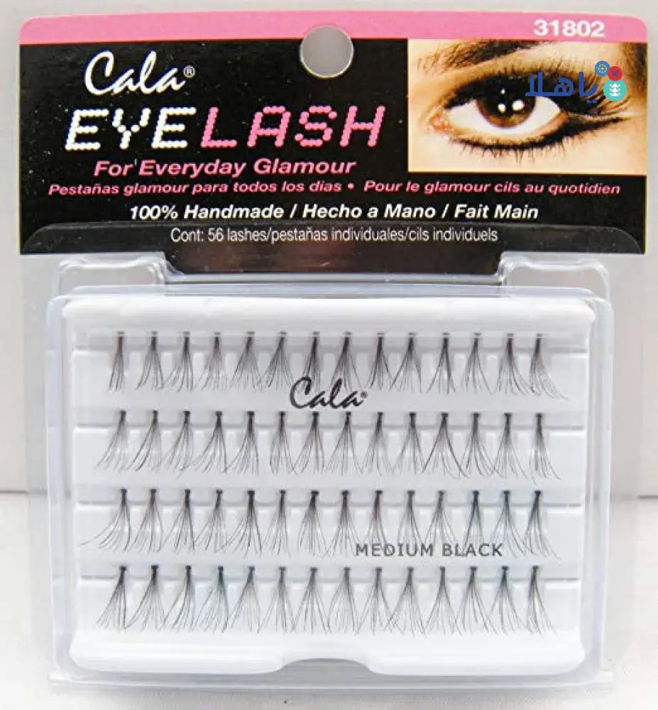 CALA EYE LASH MEDIUM BLACK 31802