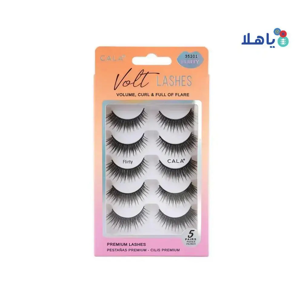 Cala - Cala Eye Lashes Volt Premium 5 Pairs Flirty - 35201 - Pharmazone - 