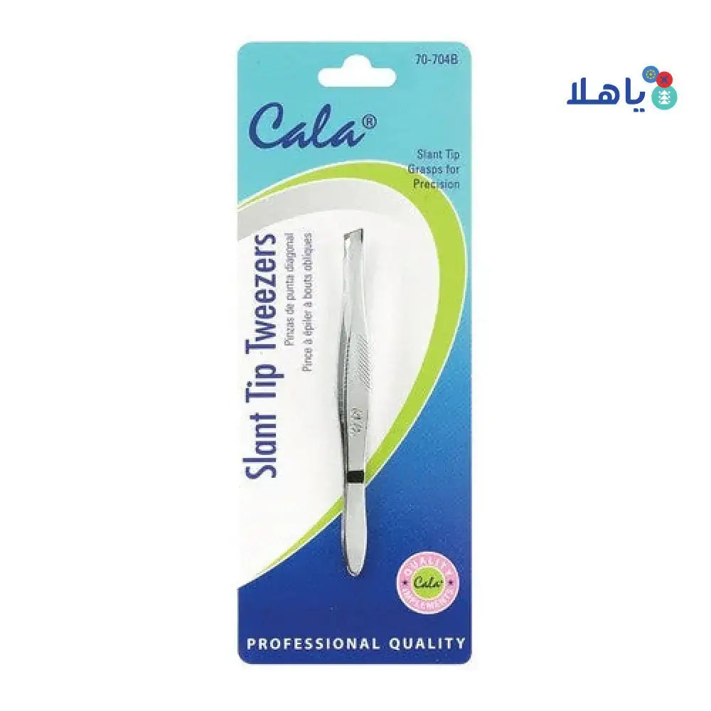 Cala - Cala Face Slant Tip Tweezers - 70 - 704B - Pharmazone - 