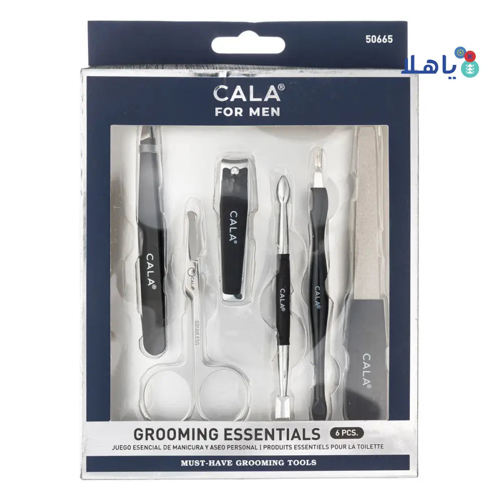 CALA MEN GROOMING ESSENTIALS 6PCS SET 50665