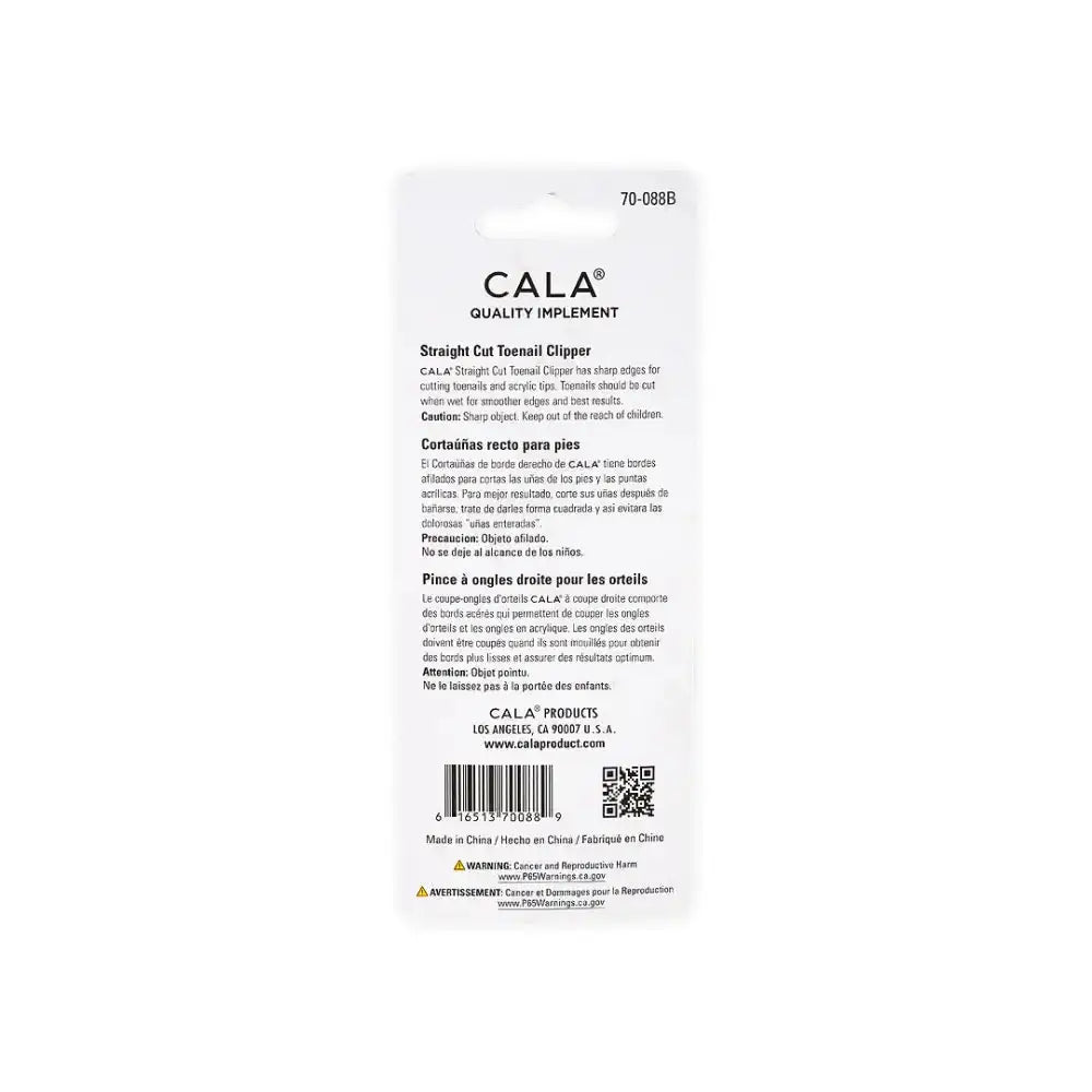 Cala - Cala Nail Clipper With File - 70 - 002B - Pharmazone - 