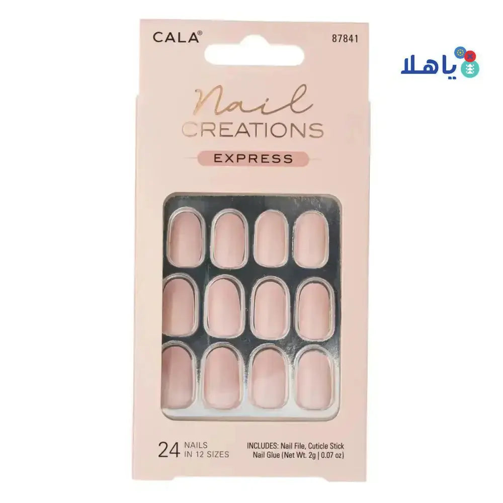 Cala - Cala Nail Creations Express Baby Pink 24 Nails - 87841 - Pharmazone - 