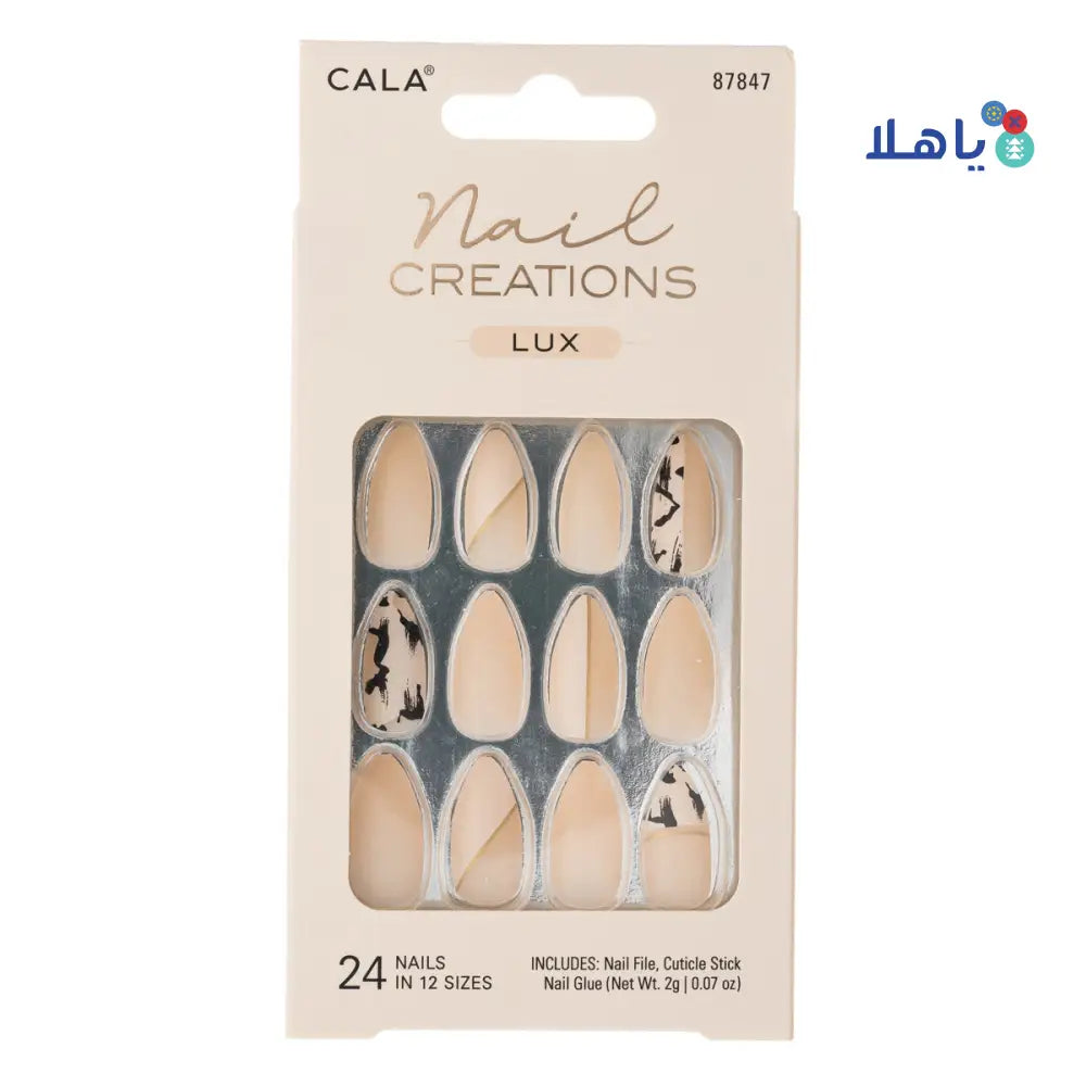 CALA NAIL CREATIONS LUX ABSTRACT 24 NAILS 87847