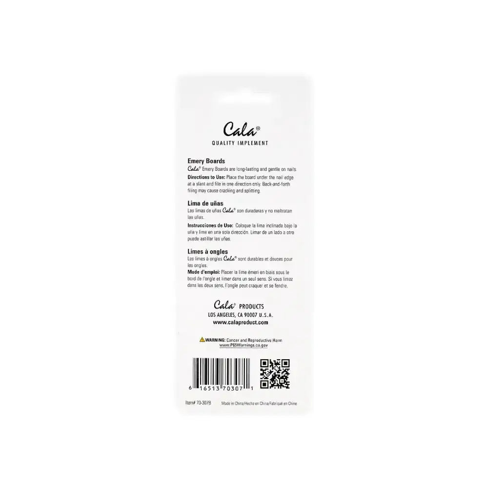 Cala - Cala Nail Emery Boards 10Pcs - 70 - 307B - Pharmazone - 