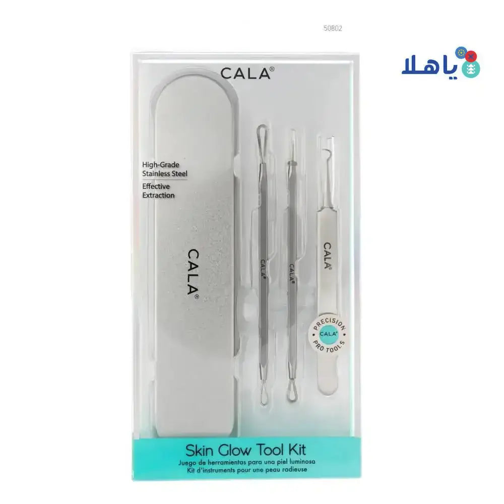 Cala - Cala Skin Glow Tool Kit 3Pcs+Metal Case - 50802 - Pharmazone - 