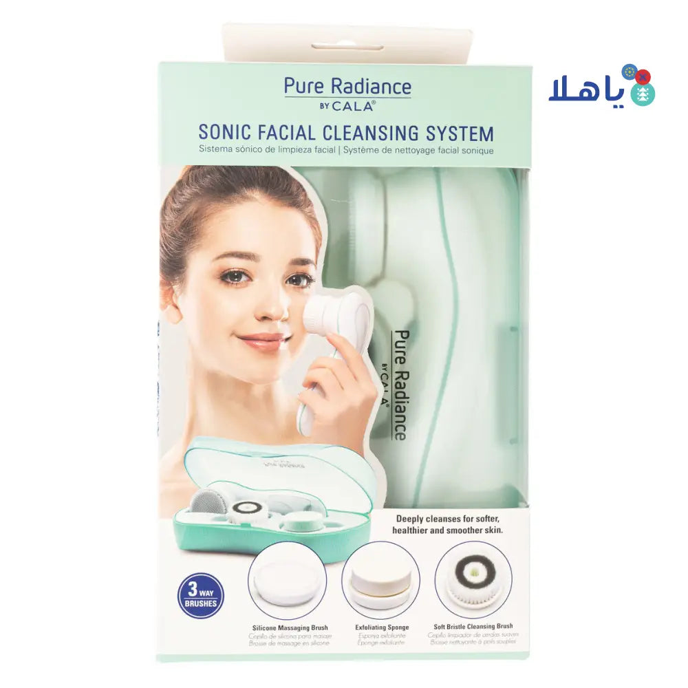 CALA FACE SONIC FACIAL CLEANSING SYSTEM 3 BRUSH 67501