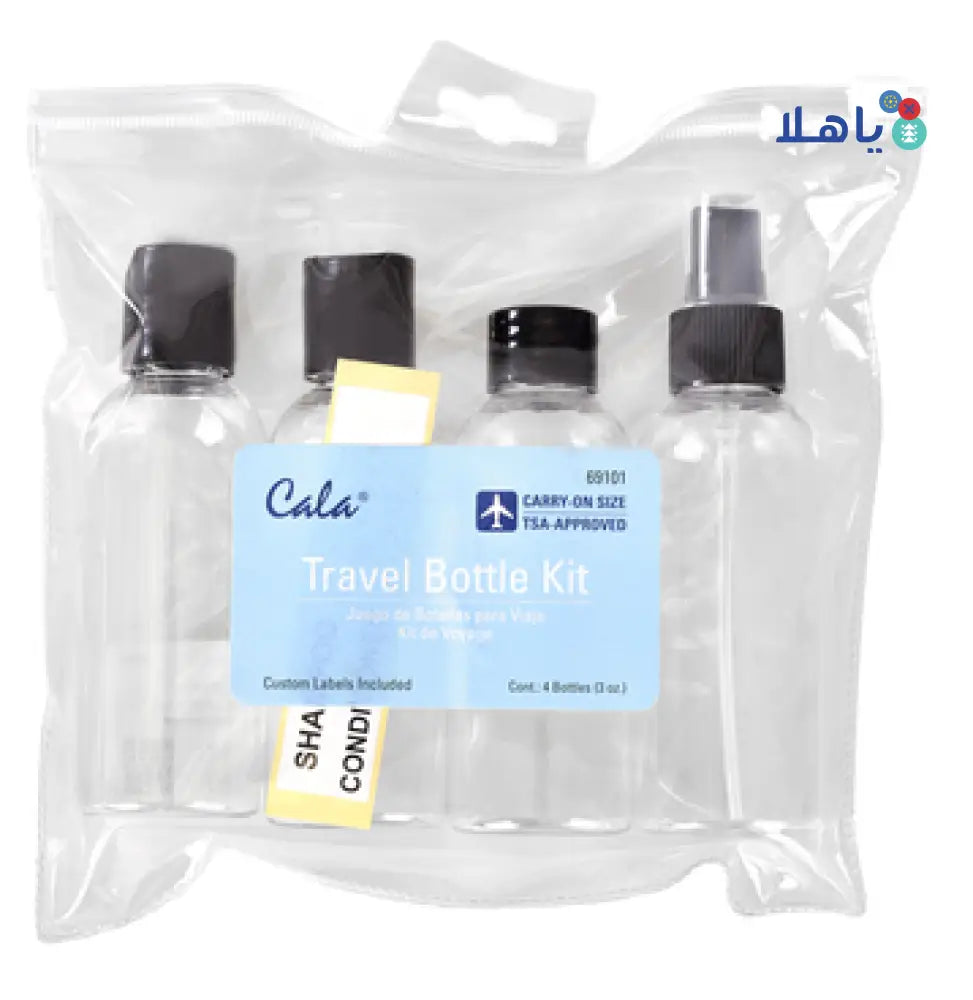 CALA TRAVEL BOTTLE KIT 4PCS 69101