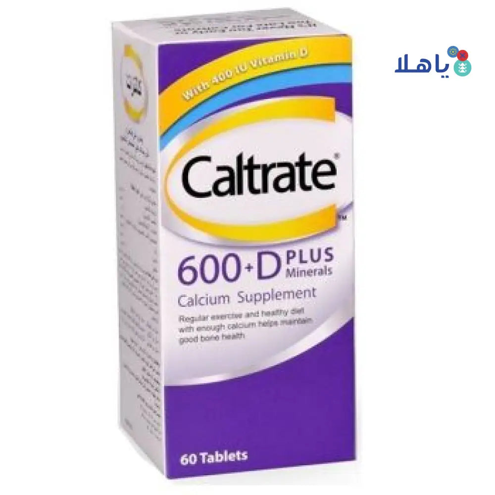 CALTRATE 600+D PLUS MINERAL 60 TAB