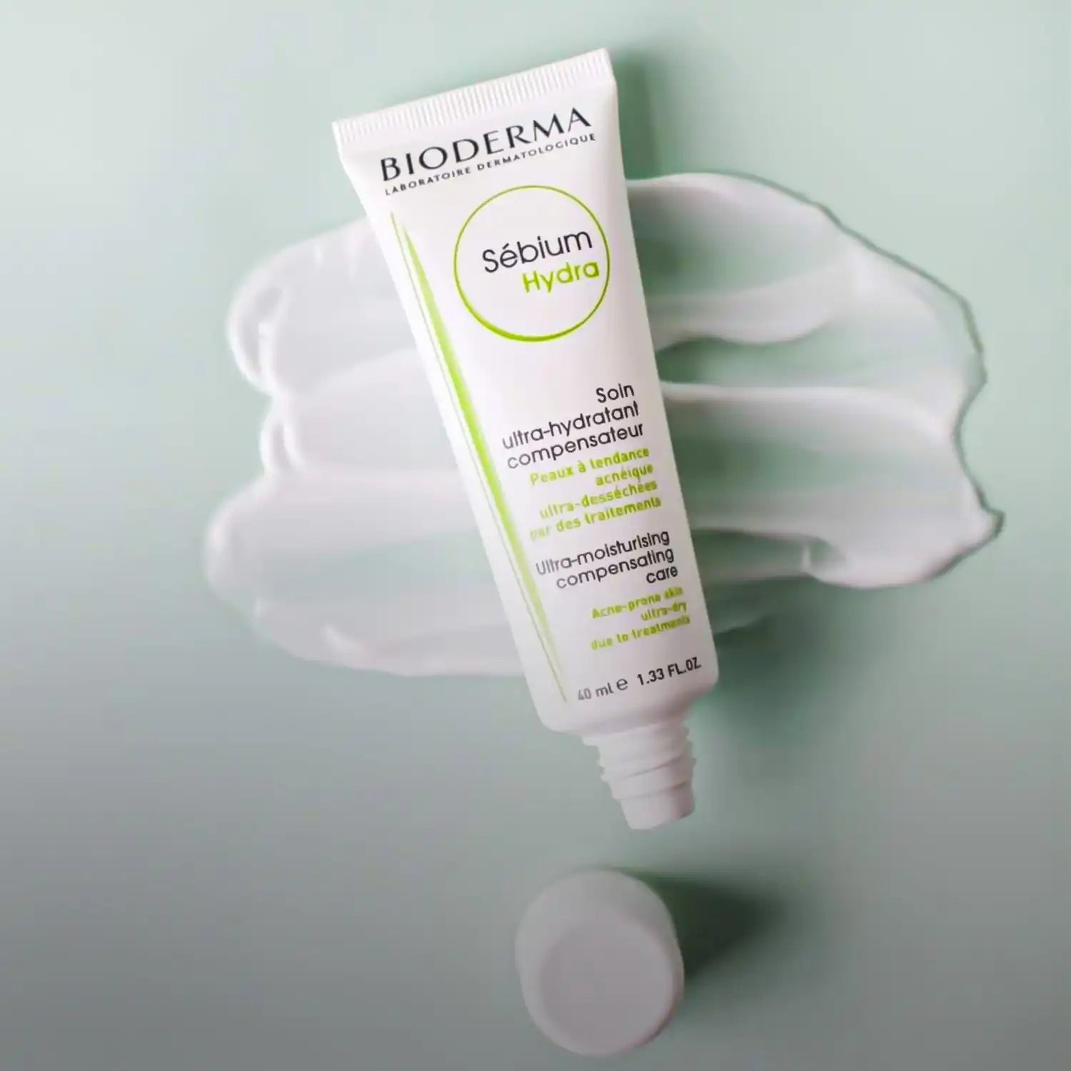 Bioderma sébium hydra ultra-hydrating complexion care cream tube.