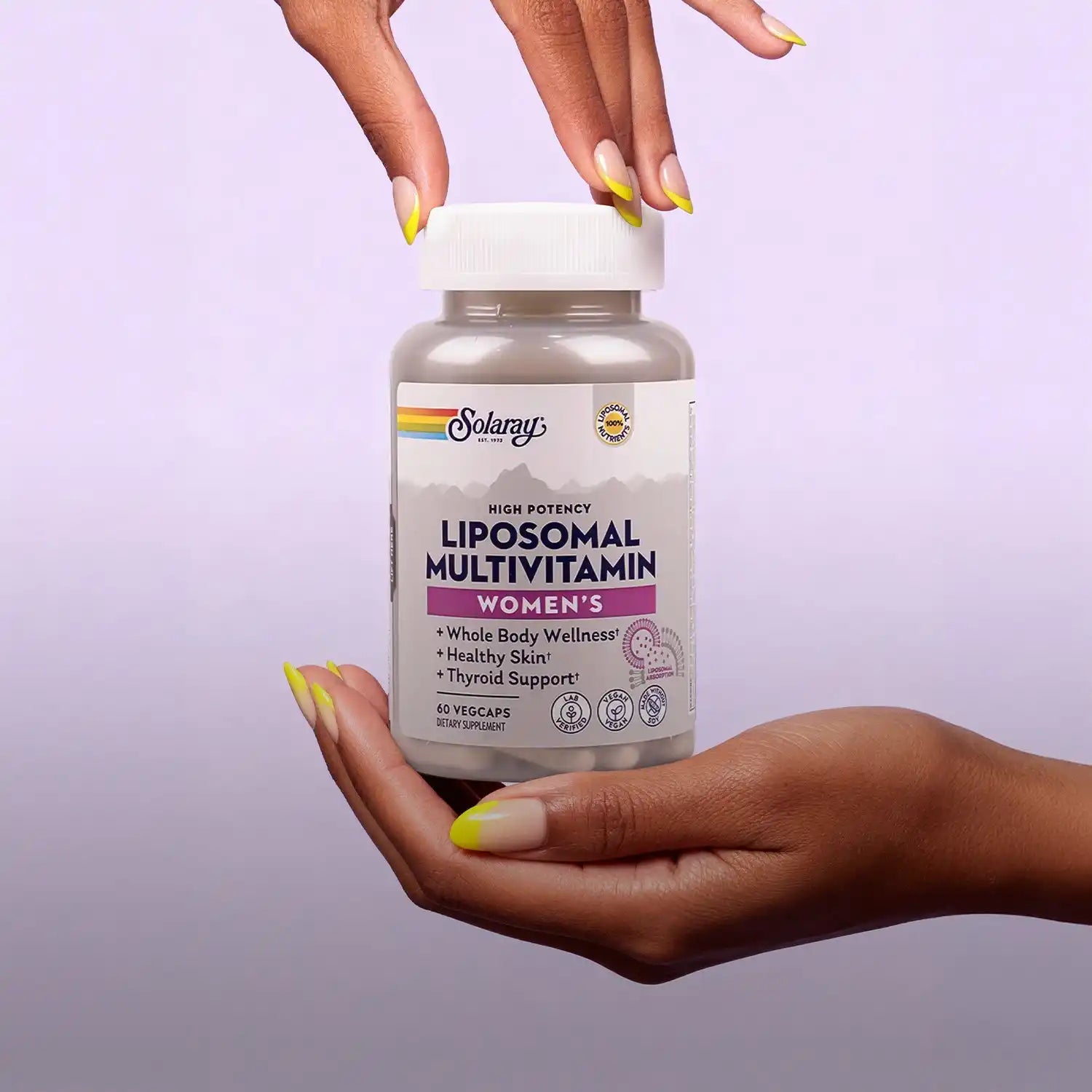 Solaray liposomal multivitamin women’s bottle