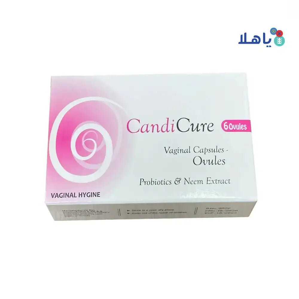 OMEGA - Candi Cure Anti - Fungal 6 Ovules - Pharmazone - 