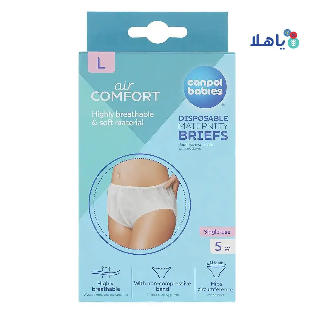 Canpol Babies - Canpol Disposable Maternity Briefs 5pcs - L - Pharmazone - 