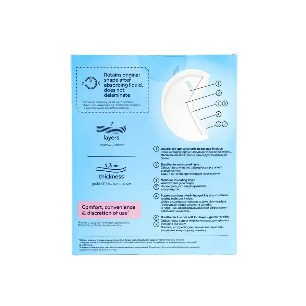 Canpol Babies - Canpol Ultra Dry 3d Shaped Breast Pads 140Pcs - Pharmazone - 