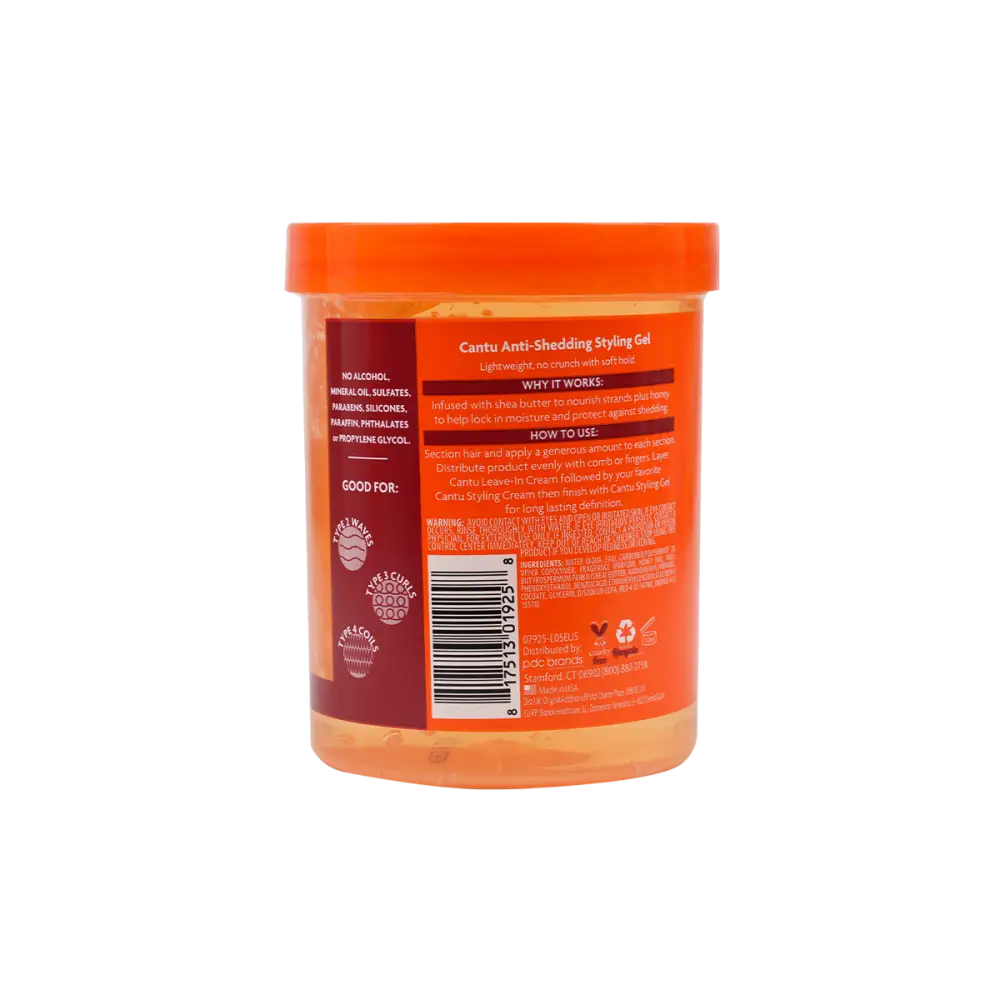 Cantu Flexible Hold Anti-Shedding Styling Gel 524G