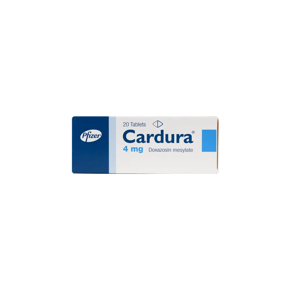 CARDURA TABLETS 4MG 20 TAB