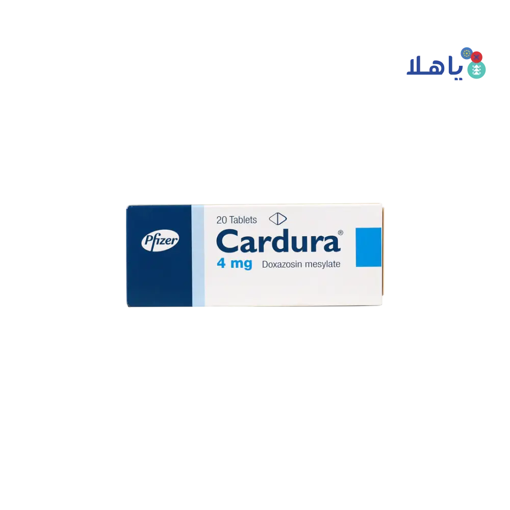 CARDURA TABLETS 4MG 20 TAB