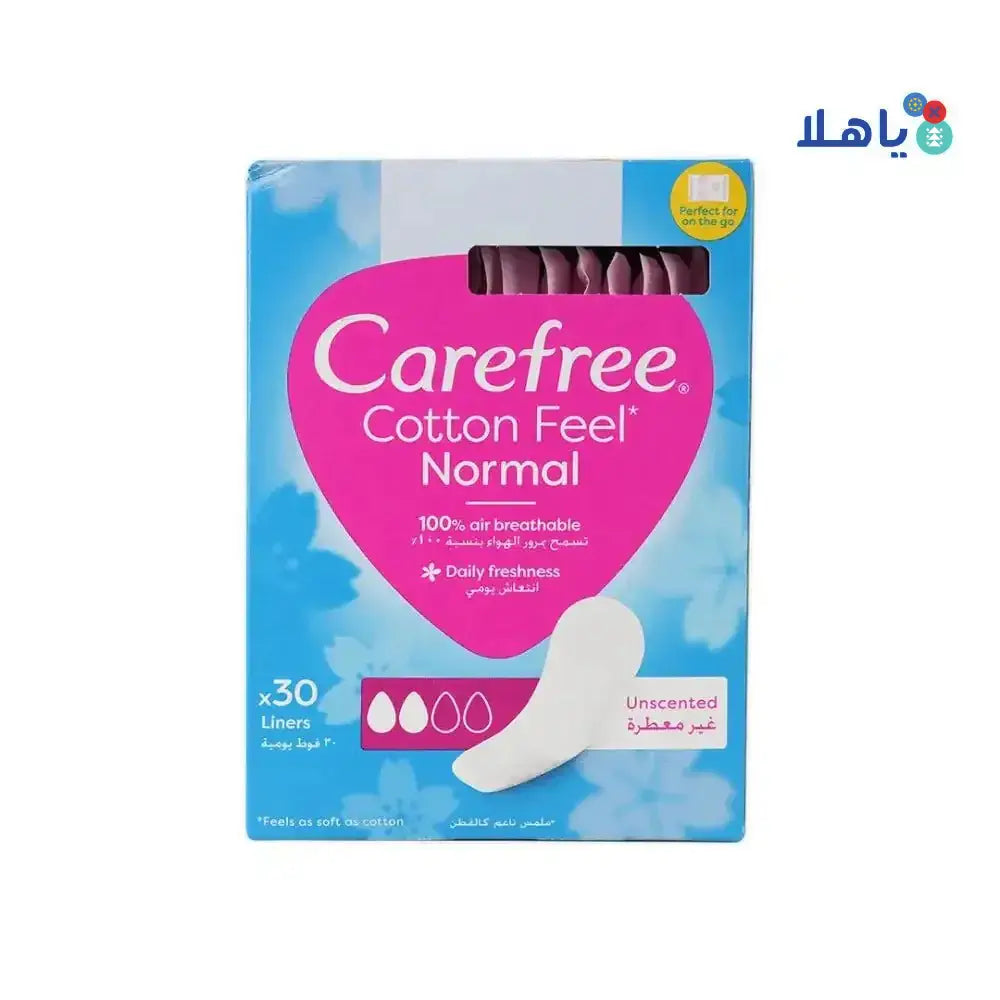 J&J CAREFREE - Carefree Cotton 30Pcs - Unscented - Pharmazone - 