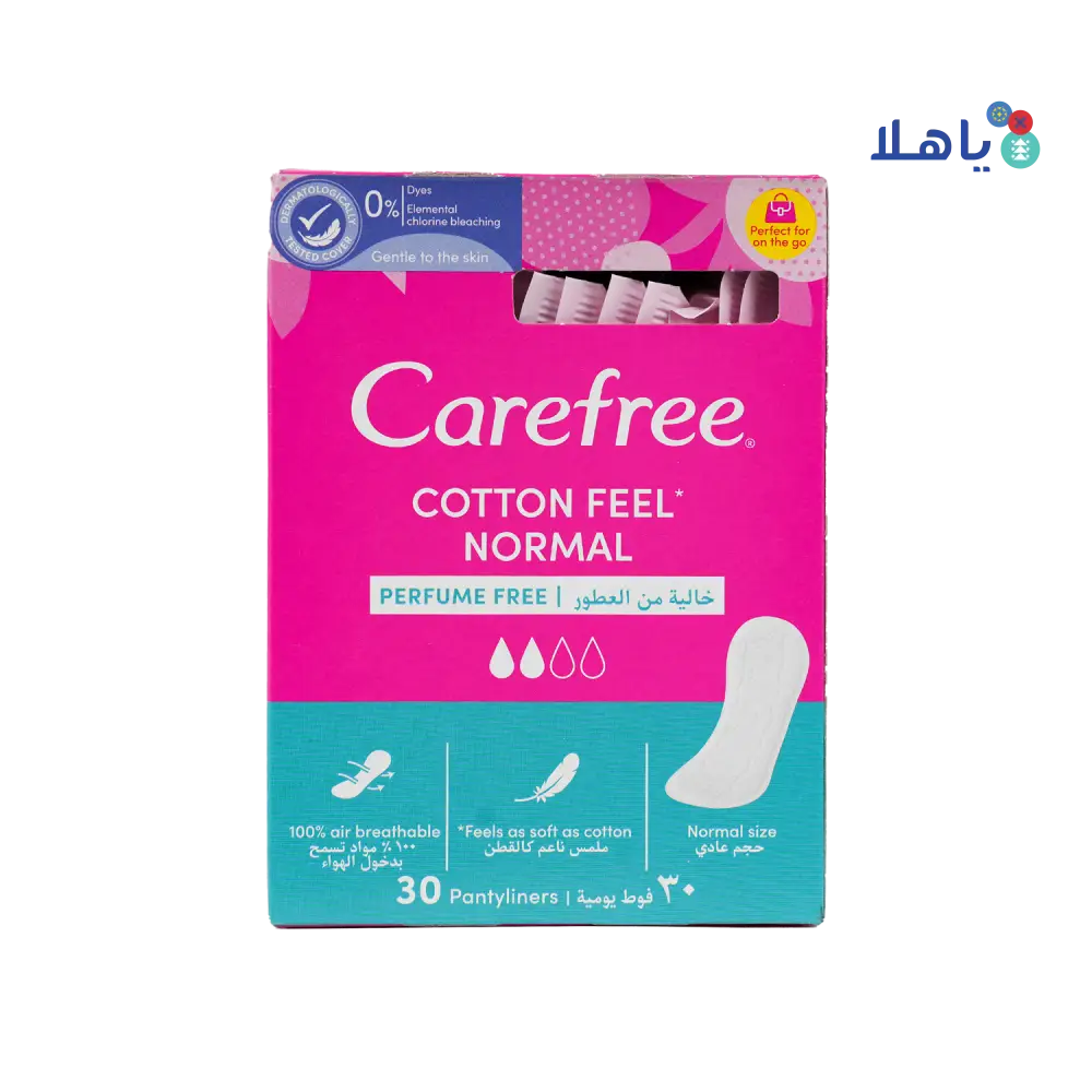 Carefree Cotton 30Pcs-Unscented