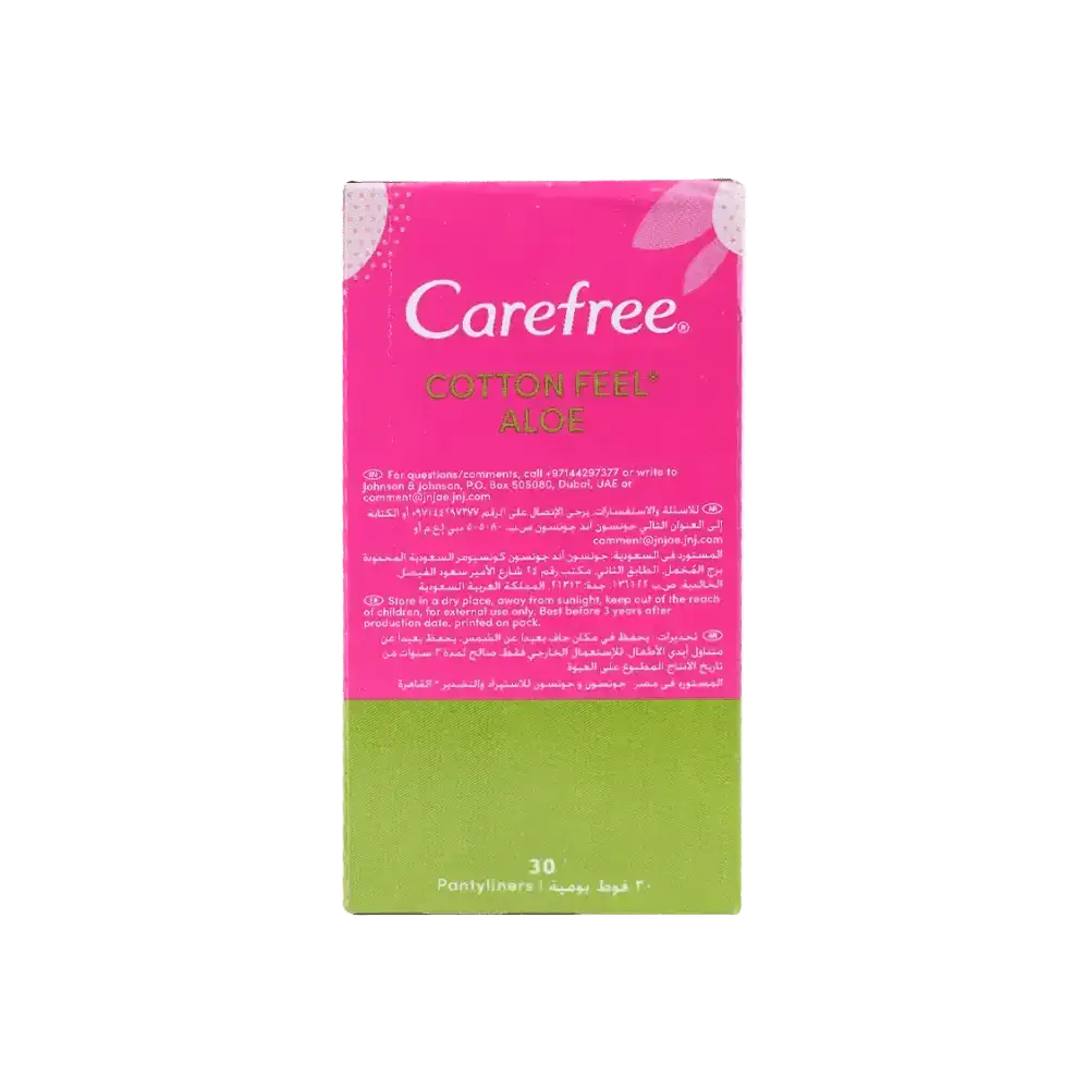 J&J CAREFREE - Carefree Cotton Feel 30Pcs - Aloe - Pharmazone - 