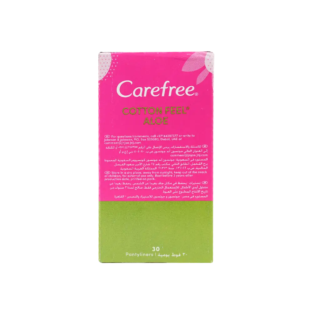 Carefree Cotton Feel Aloe 30pads