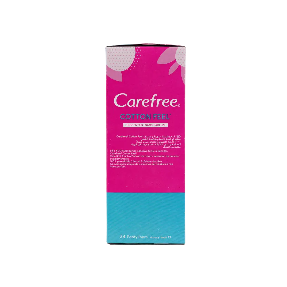 Carefree Cotton 34Pcs-Unscented