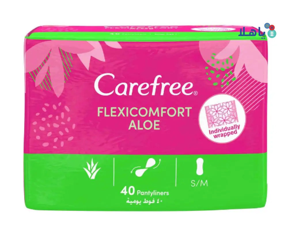 CAREFREE FLEXI COMFORT ALOE 40PADS