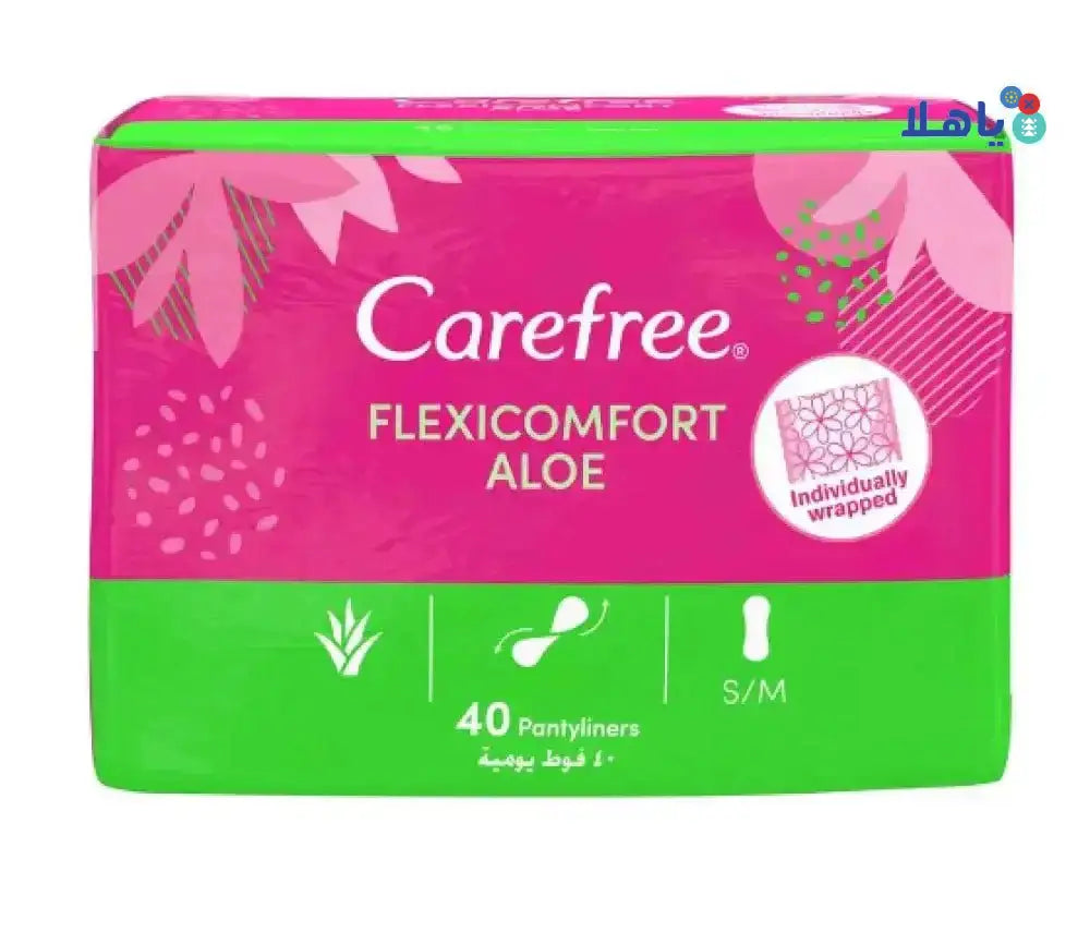 J&J CAREFREE - Carefree Flexi Comfort 40Pcs - Aloe - Pharmazone - 