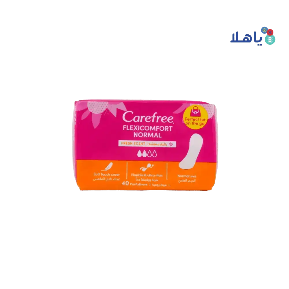 J&J CAREFREE - Carefree Flexi Comfort 40Pcs - Fresh Scent - Pharmazone - 