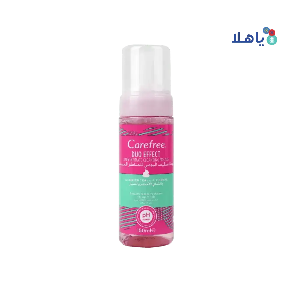 J&J CAREFREE - Carefree Intimate Mousse 150ml - Green Tea & Aloe - Pharmazone - 