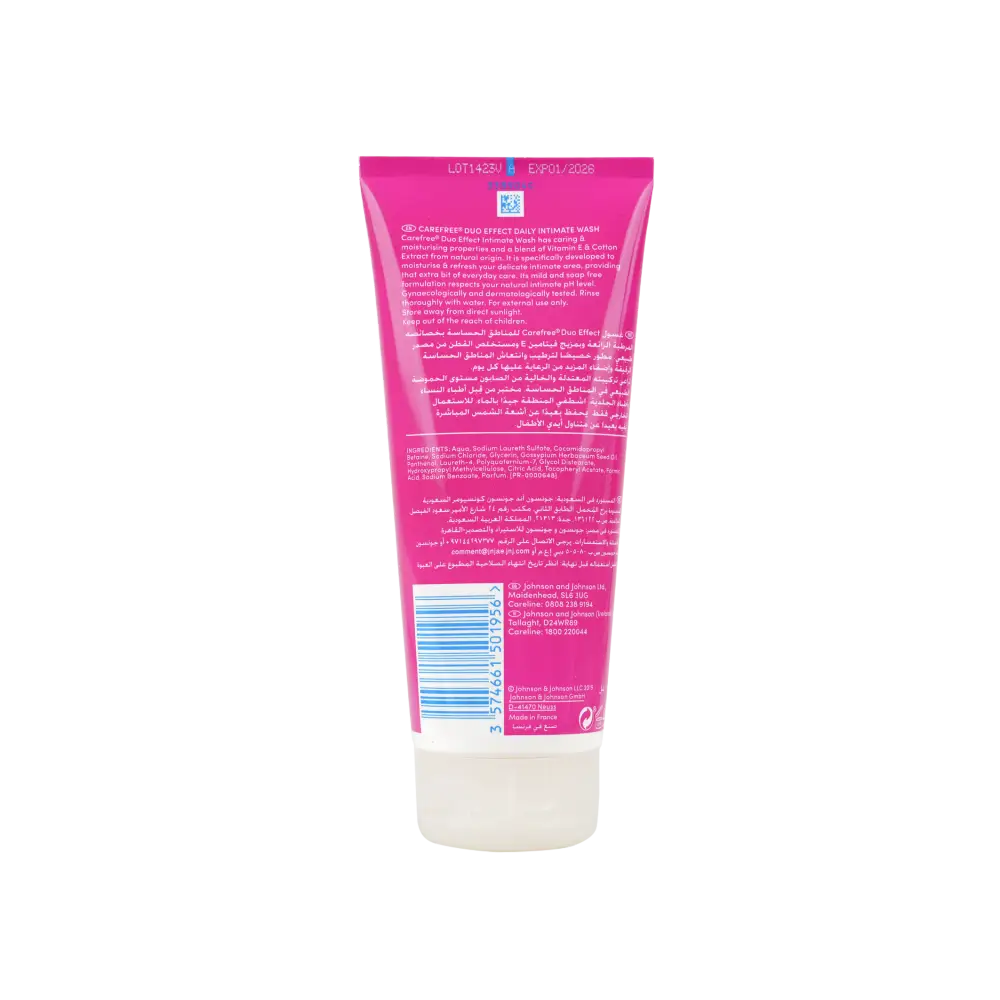 Carefree Intimate Wash 200ml-Vit E