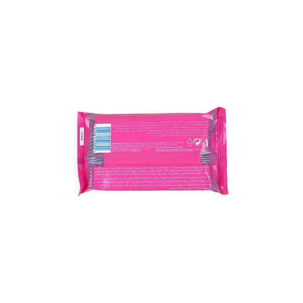 J&J CAREFREE - Carefree Intimate Wipes 20Pcs - Green Tea & Aloe - Pharmazone - 