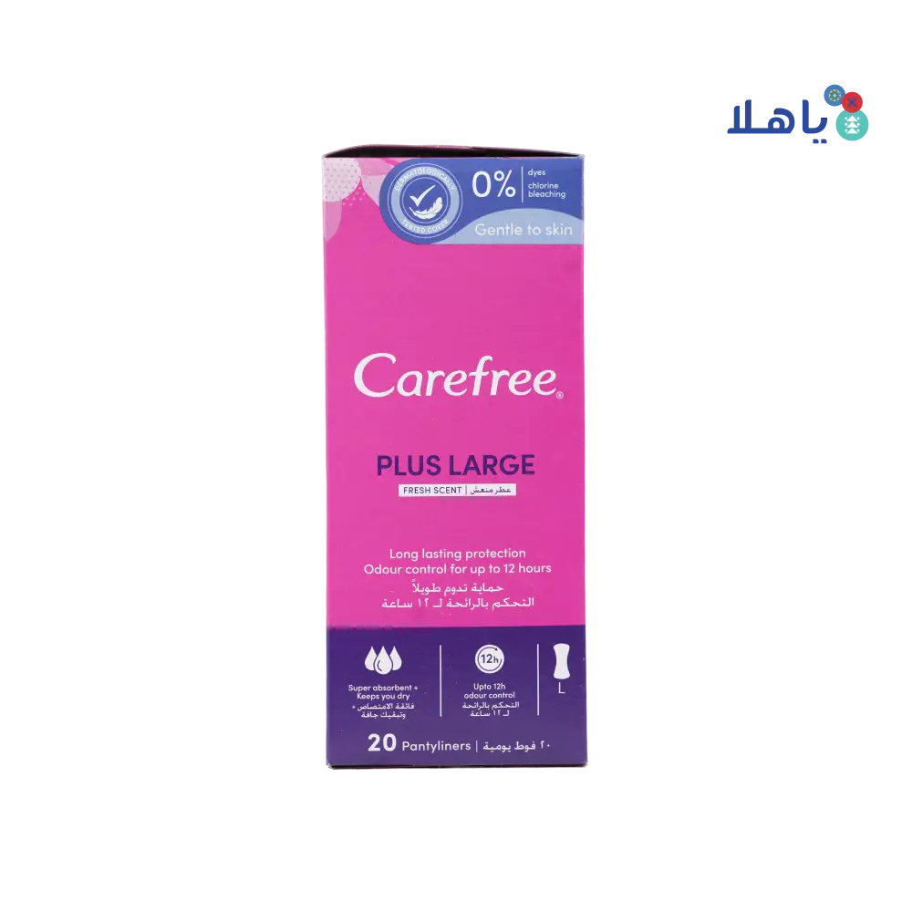 Carefree Plus Large 20Pcs-Fresh Scent