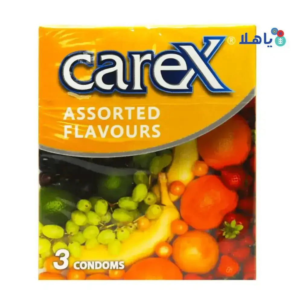 CAREX - Carex Assorted Flavours Condoms 3pcs - Pharmazone - 