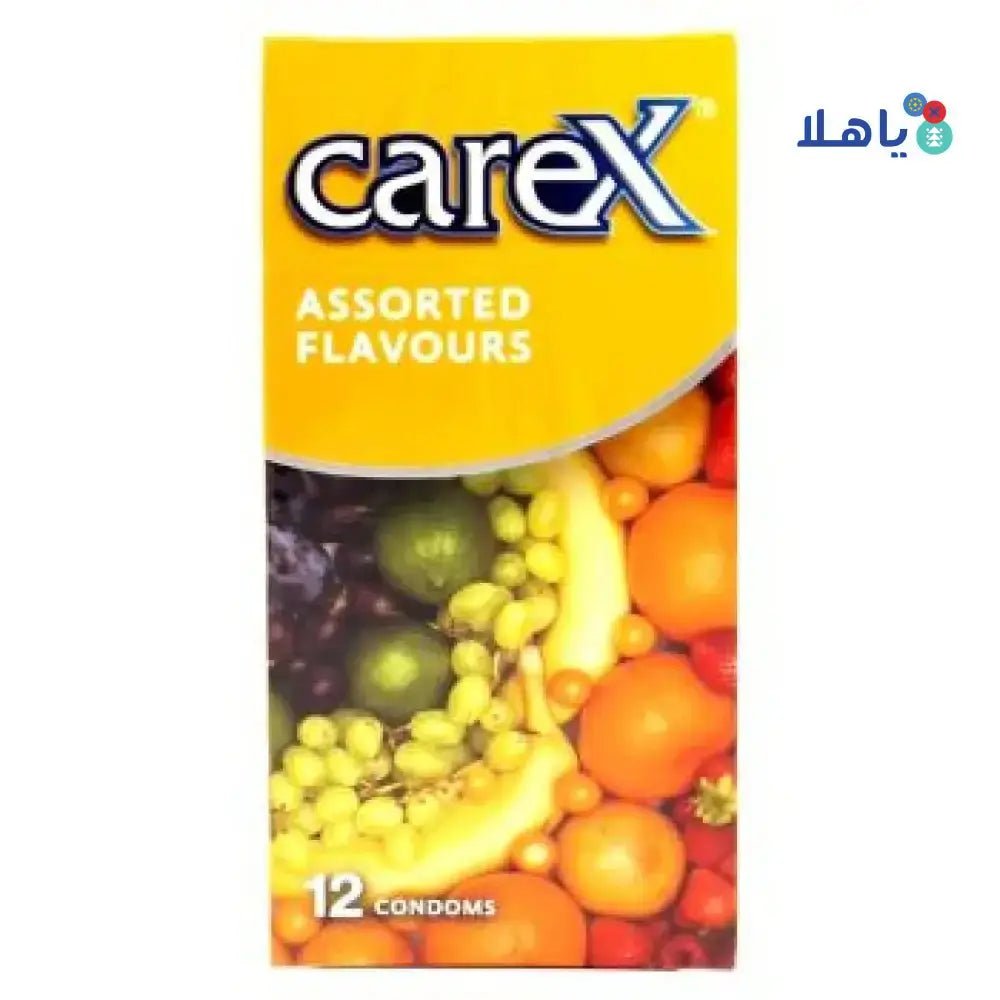 CAREX - CAREX CONDOM ASSOR.FLAVOR 12PCS - Pharmazone - 