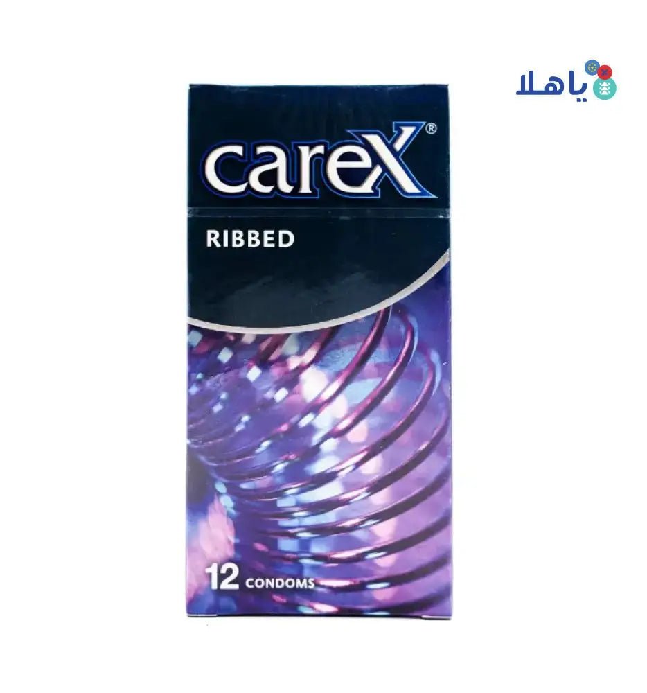 CAREX - Carex Ribbed Condoms 12pcs - Pharmazone - 