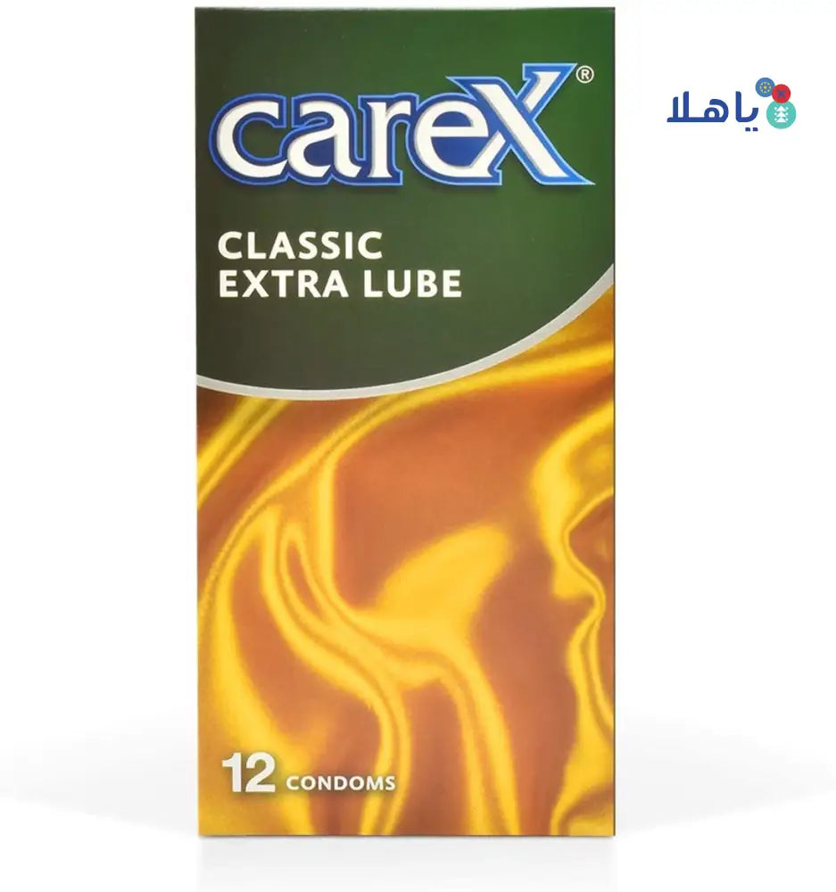 CAREX CONDOM CLASSIC EXTRA LUBE 12PC