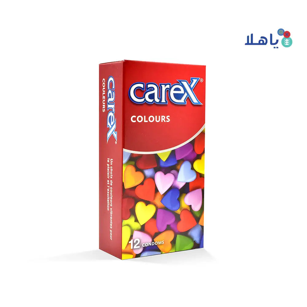 CAREX CONDOM COLOURS 12 PCS